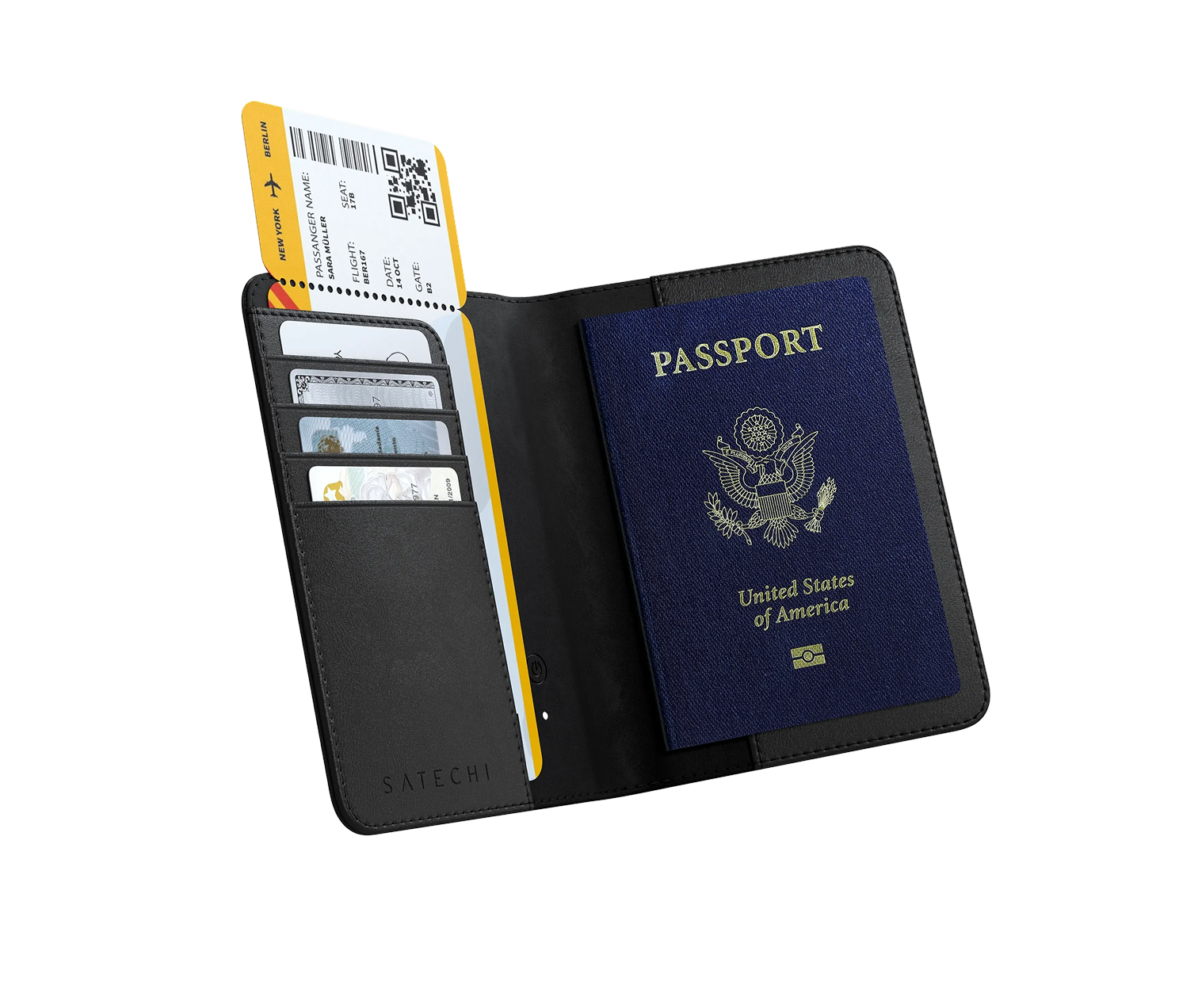 Vegan-Leather Passport CoverVegan-Leather Passport Cover